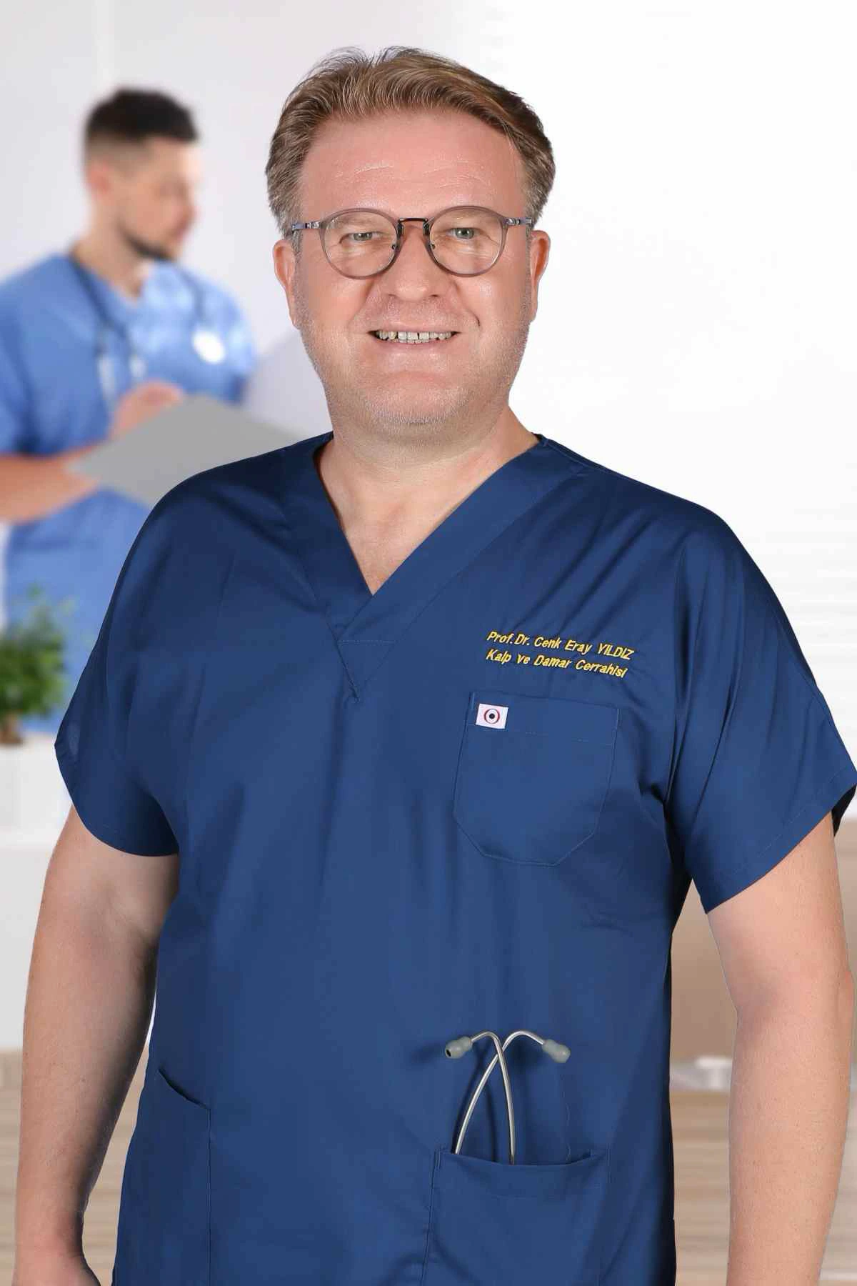 Prof. Dr. Cenk Eray Yıldız at the clinic