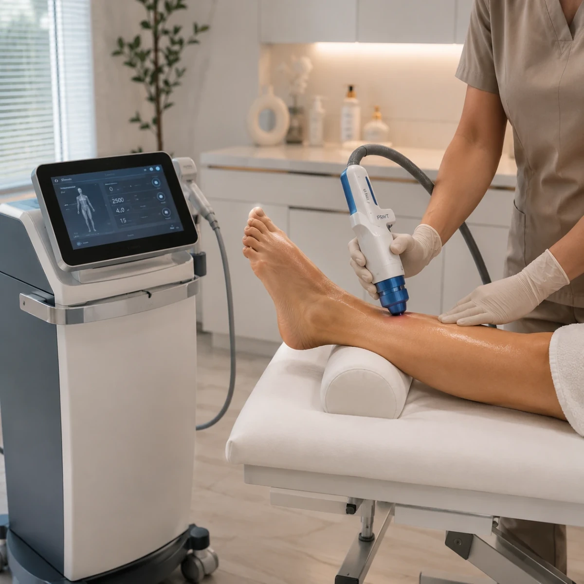 Focused shockwave therapy technology